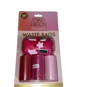 🐾💕HP🐾💕Paris Hilton 5pc Pink Pet Waste Bag Set